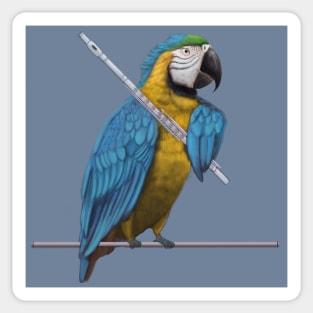 Musical Parrot Sticker